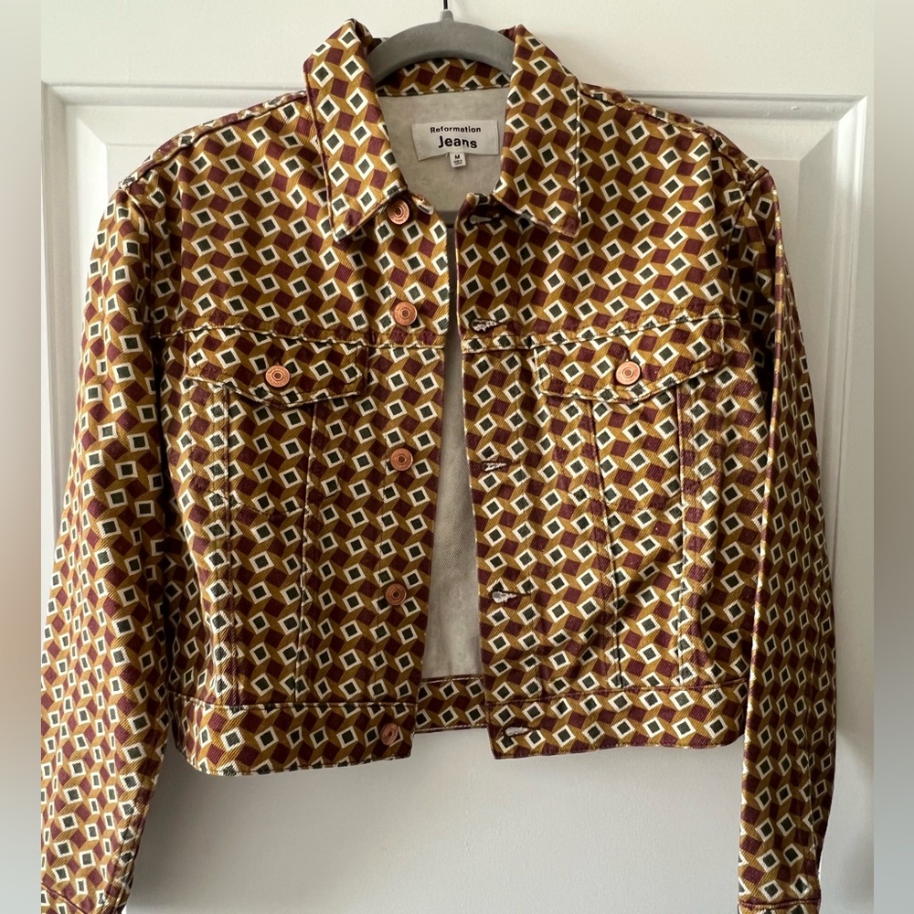 Reformation Cora Shrunken Denim Jacket